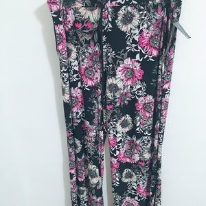 INC palazzo sunflower pants EUC